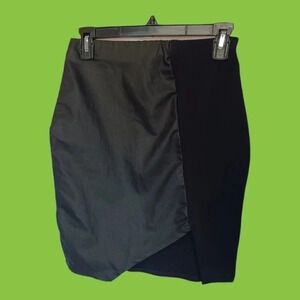 -Charlotte russe women skirt faux leather knit fashion size S